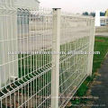 PVC revestido triângulo dobra soldada malha de arame Fence